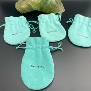 4 Tiffany jewelry pouches